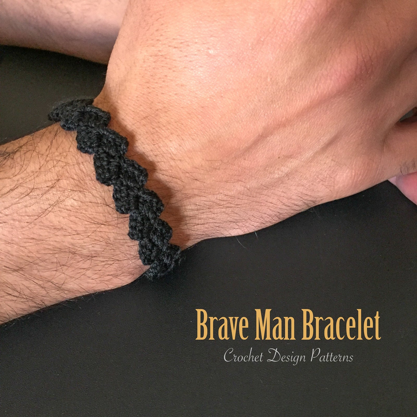 Brave Man Bracelet Crochet Pdf Pattern Crochet Design Patterns