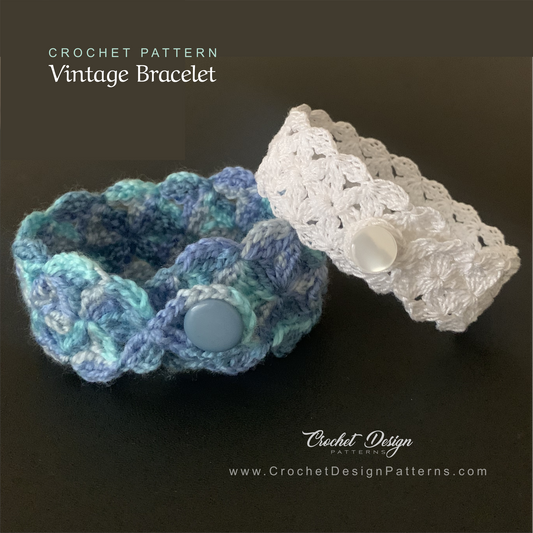 Vintage Crochet Bracelet/Cuff | Pdf Crochet Pattern