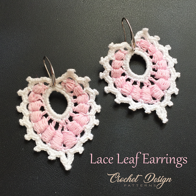 Crochet bundle of 12 Earrings Patterns