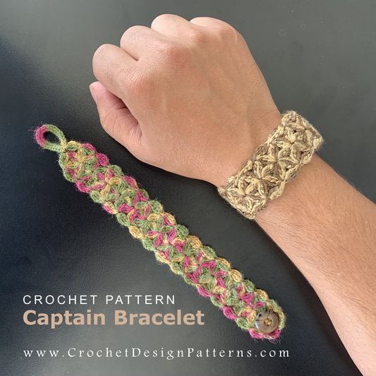 Captain Bracelet | Pdf Crochet Pattern