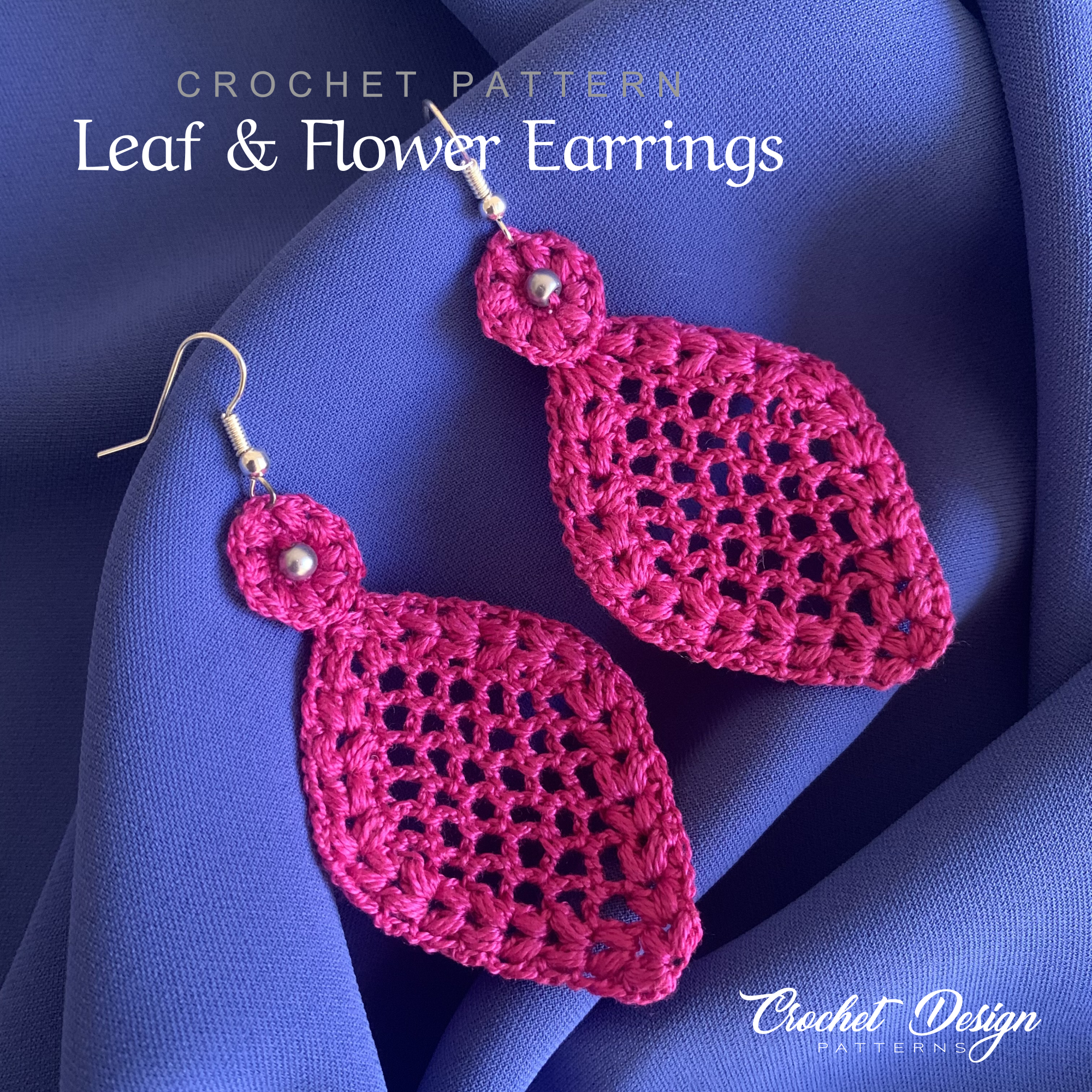 Crochet bundle of 12 Earrings Patterns