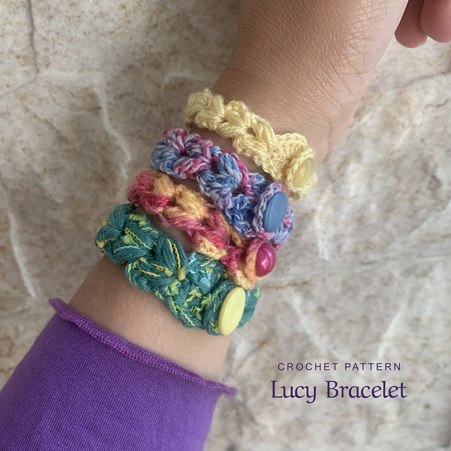 Lucy Bracelet Crochet Pattern