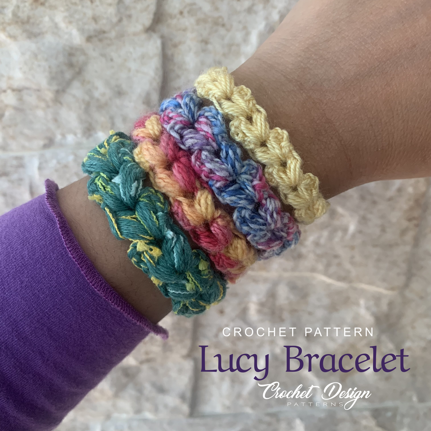 Lucy Bracelet Crochet Pattern