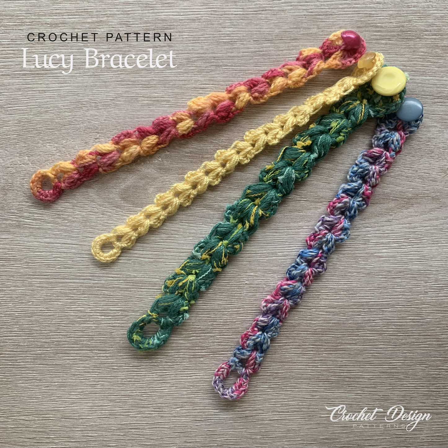 Lucy Bracelet Crochet Pattern