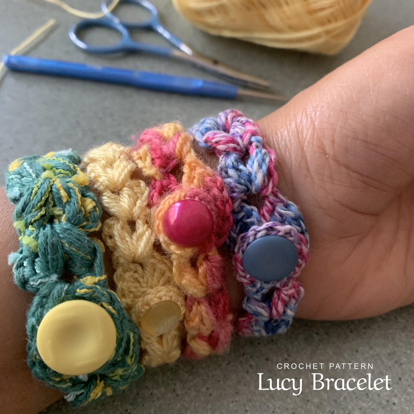 Lucy Bracelet Crochet Pattern