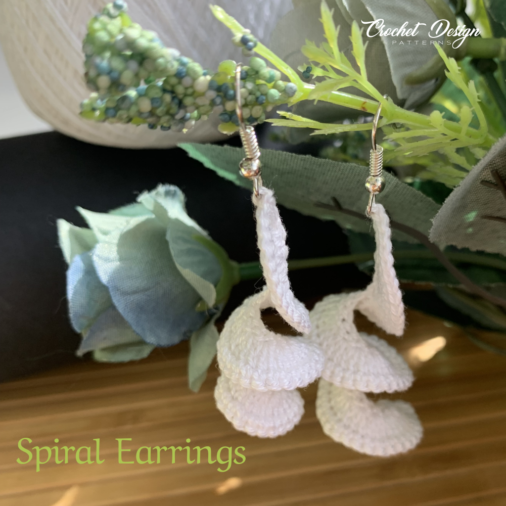 Crochet bundle of 12 Earrings Patterns